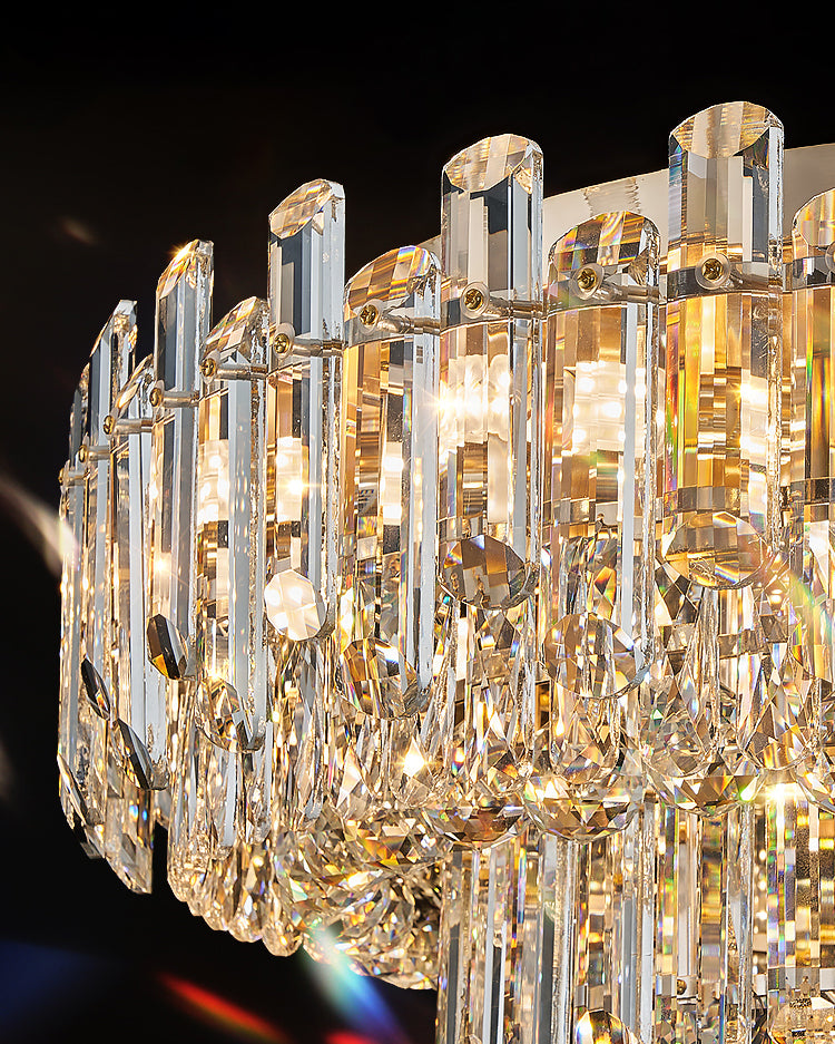 WOMO Crystal Flush Mount Ceiling Light-WM3041