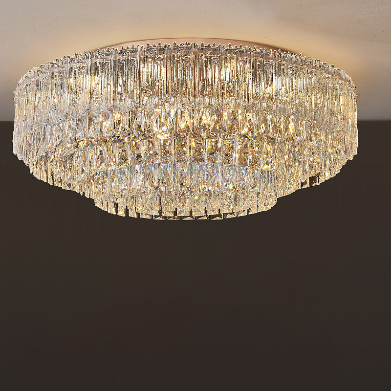 WOMO Crystal Flush Mount Ceiling Light-WM3042