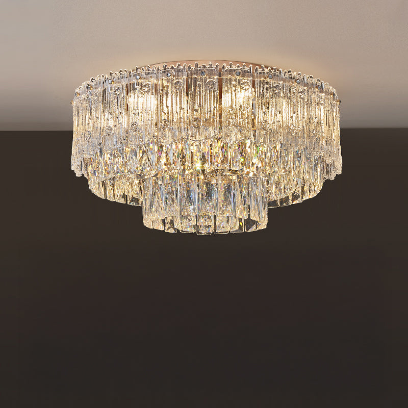 WOMO Crystal Flush Mount Ceiling Light-WM3042