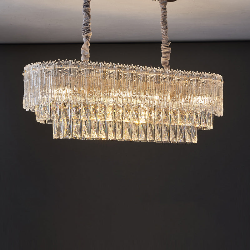 WOMO Crystal Flush Mount Ceiling Light-WM3042