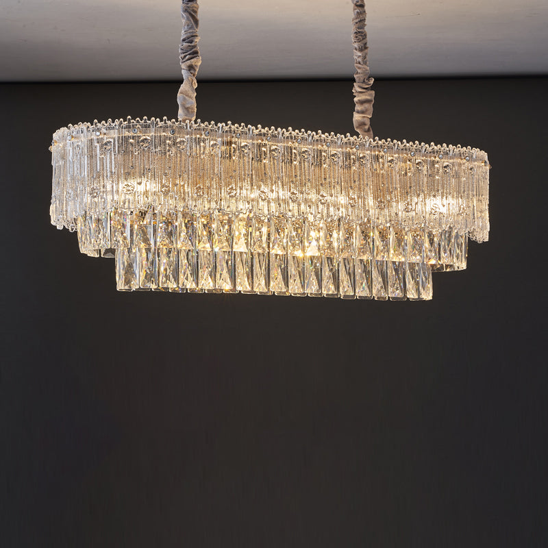 WOMO Crystal Flush Mount Ceiling Light-WM3042