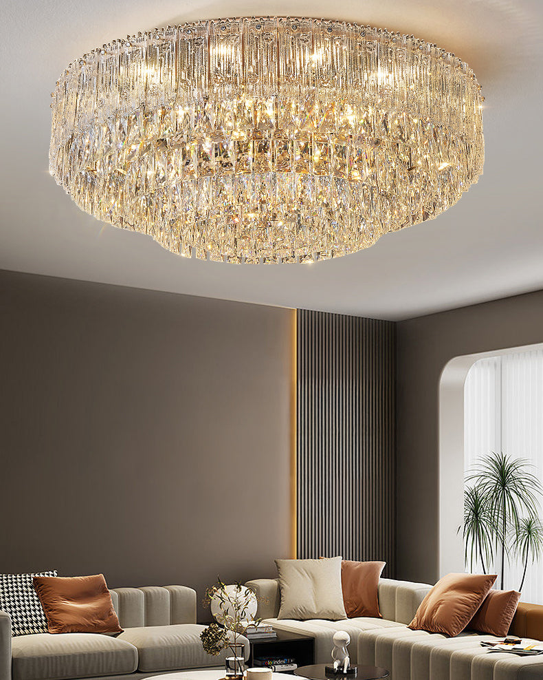 WOMO Crystal Flush Mount Ceiling Light-WM3042