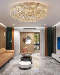 WOMO Crystal Flush Mount Ceiling Light-WM3042