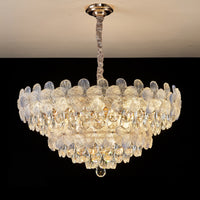 WOMO Gold Flower Crystal Chandelier-WM3043