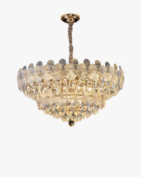 WOMO Gold Flower Crystal Chandelier-WM3043