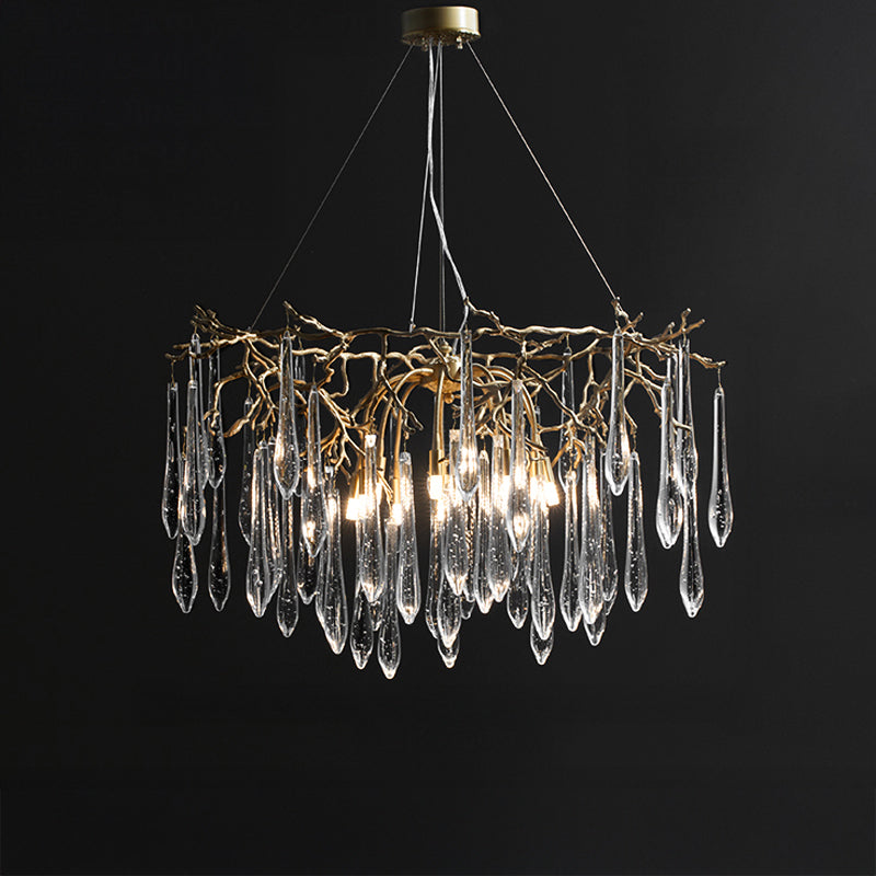 WOMO Raindrop Crystal Chandelier-WM3045