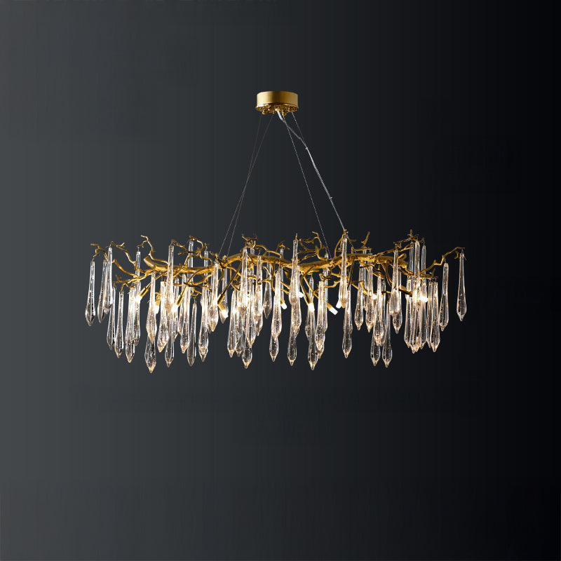 WOMO Raindrop Crystal Chandelier-WM3045