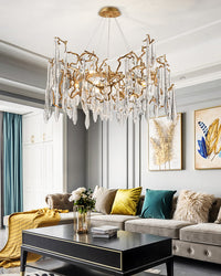 WOMO Raindrop Crystal Chandelier-WM3045