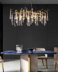 WOMO Raindrop Crystal Chandelier-WM3045