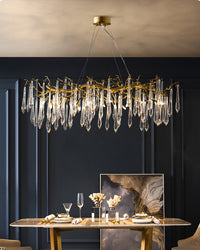 WOMO Raindrop Crystal Chandelier-WM3045