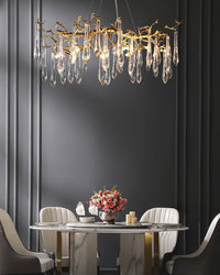 WOMO Raindrop Crystal Chandelier-WM3045