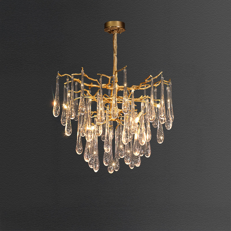 WOMO Raindrop Crystal Chandelier-WM3046