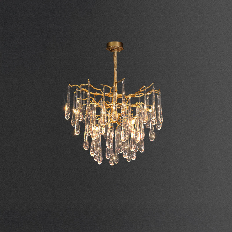 WOMO Raindrop Crystal Chandelier-WM3046