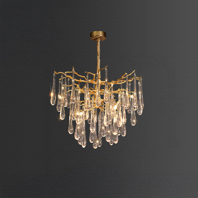 WOMO Raindrop Crystal Chandelier-WM3046