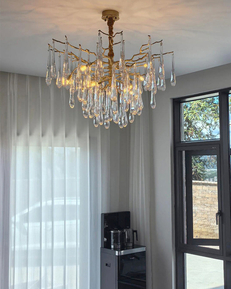 WOMO Raindrop Crystal Chandelier-WM3046