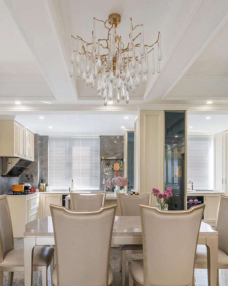 WOMO Raindrop Crystal Chandelier-WM3046