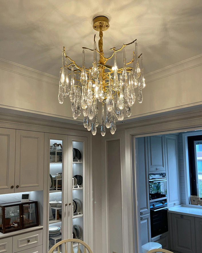 WOMO Raindrop Crystal Chandelier-WM3046
