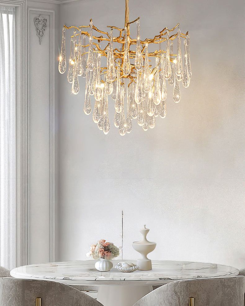 WOMO Raindrop Crystal Chandelier-WM3046