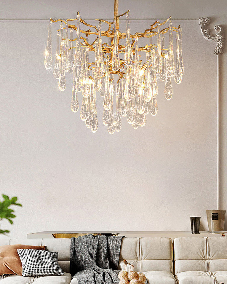 WOMO Raindrop Crystal Chandelier-WM3046