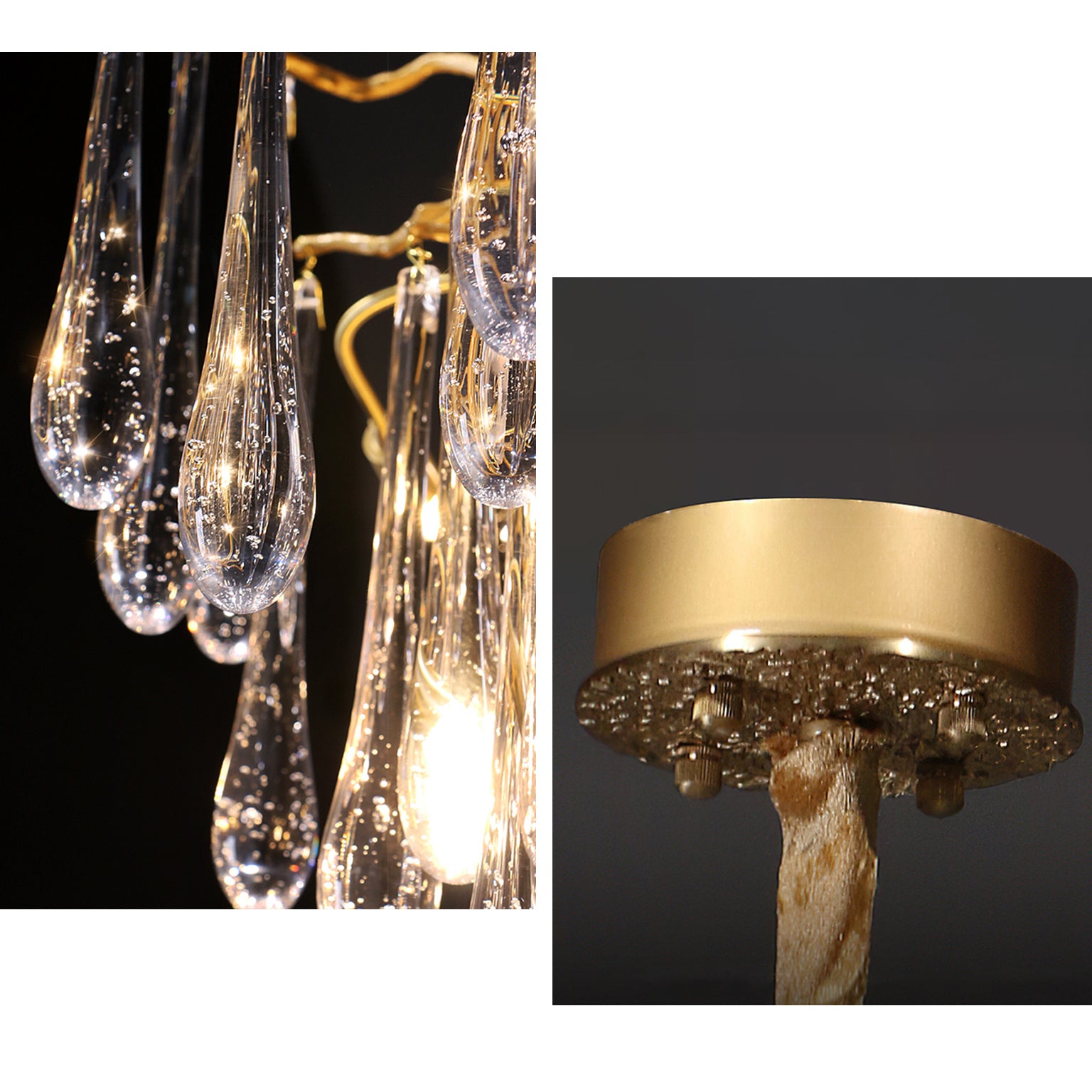 WOMO Raindrop Crystal Chandelier-WM3046