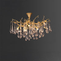 WOMO Branch Raindrop Crystal Chandelier-WM3047