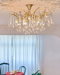 WOMO Branch Raindrop Crystal Chandelier-WM3047