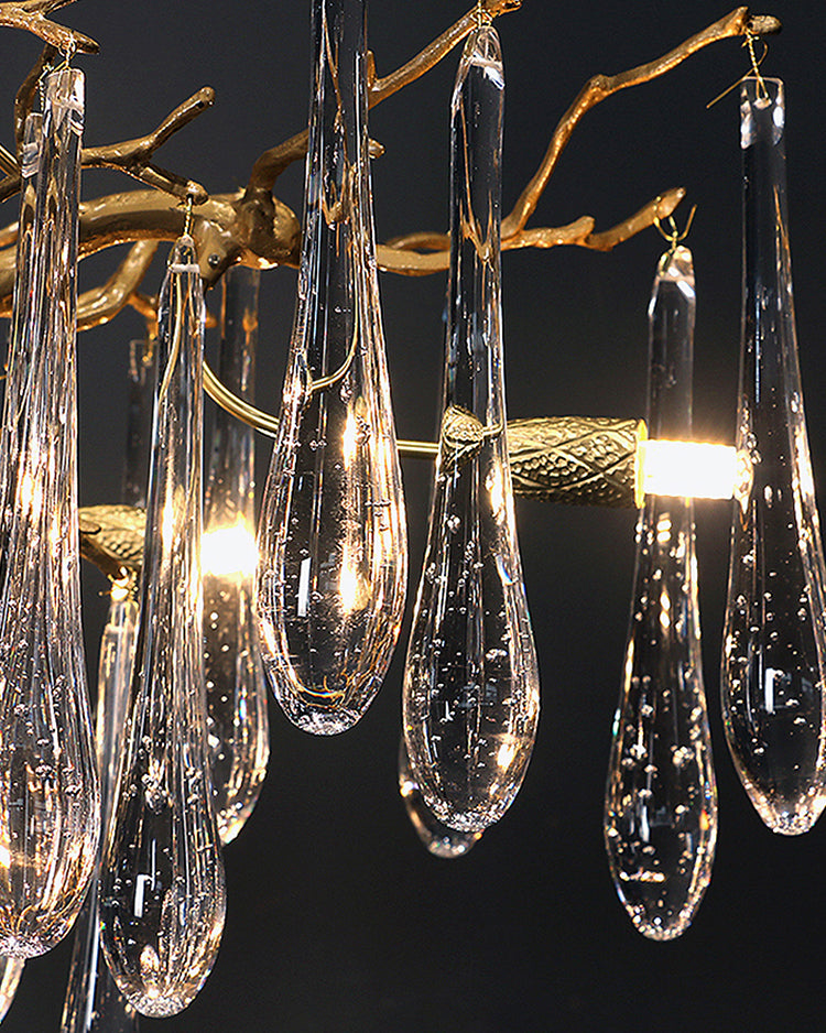 WOMO Branch Raindrop Crystal Chandelier-WM3047