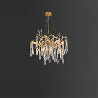 WOMO Branch Raindrop Crystal Chandelier-WM3049