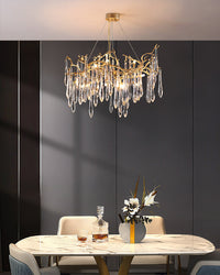 WOMO Branch Raindrop Crystal Chandelier-WM3049