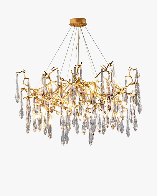 WOMO Branch Raindrop Crystal Chandelier-WM3049
