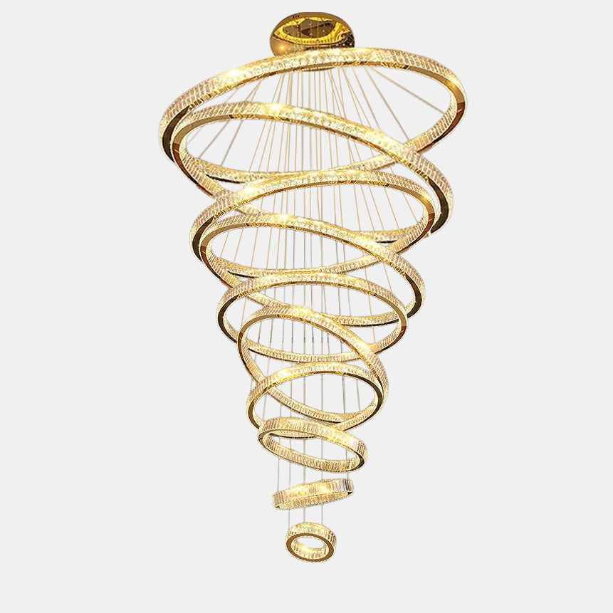 WOMO Crystal Circular Led Chandelier-WM3051