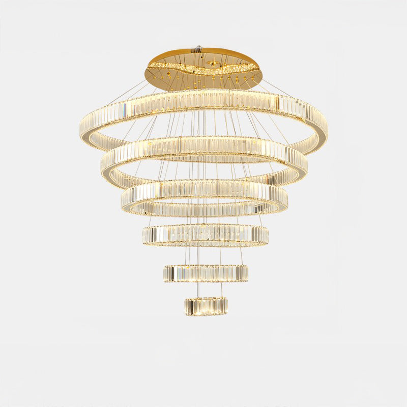 WOMO Crystal Circular Led Chandelier-WM3051