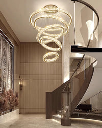 WOMO Crystal Circular Led Chandelier-WM3051