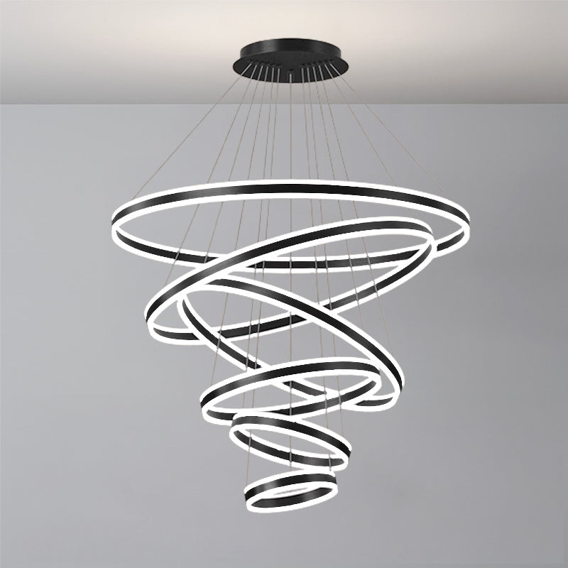WOMO Tiered Circular Led Chandelier-WM3052