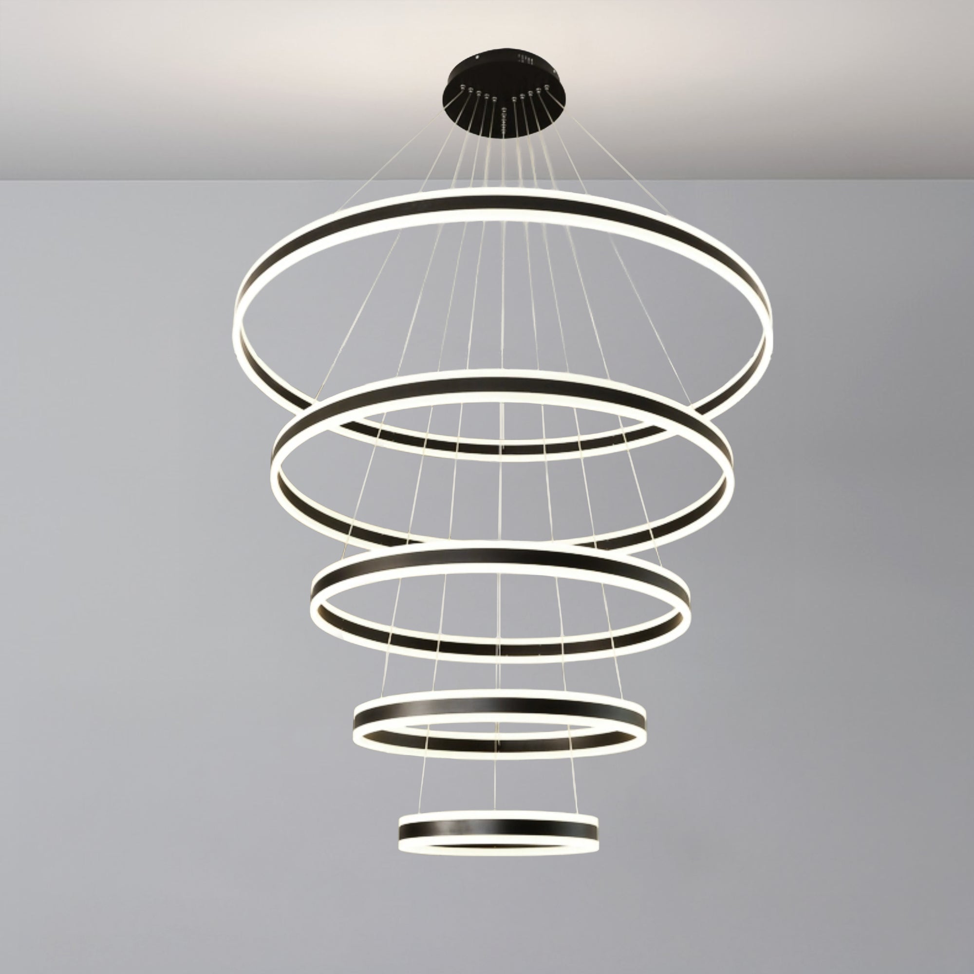 WOMO Tiered Circular Led Chandelier-WM3052