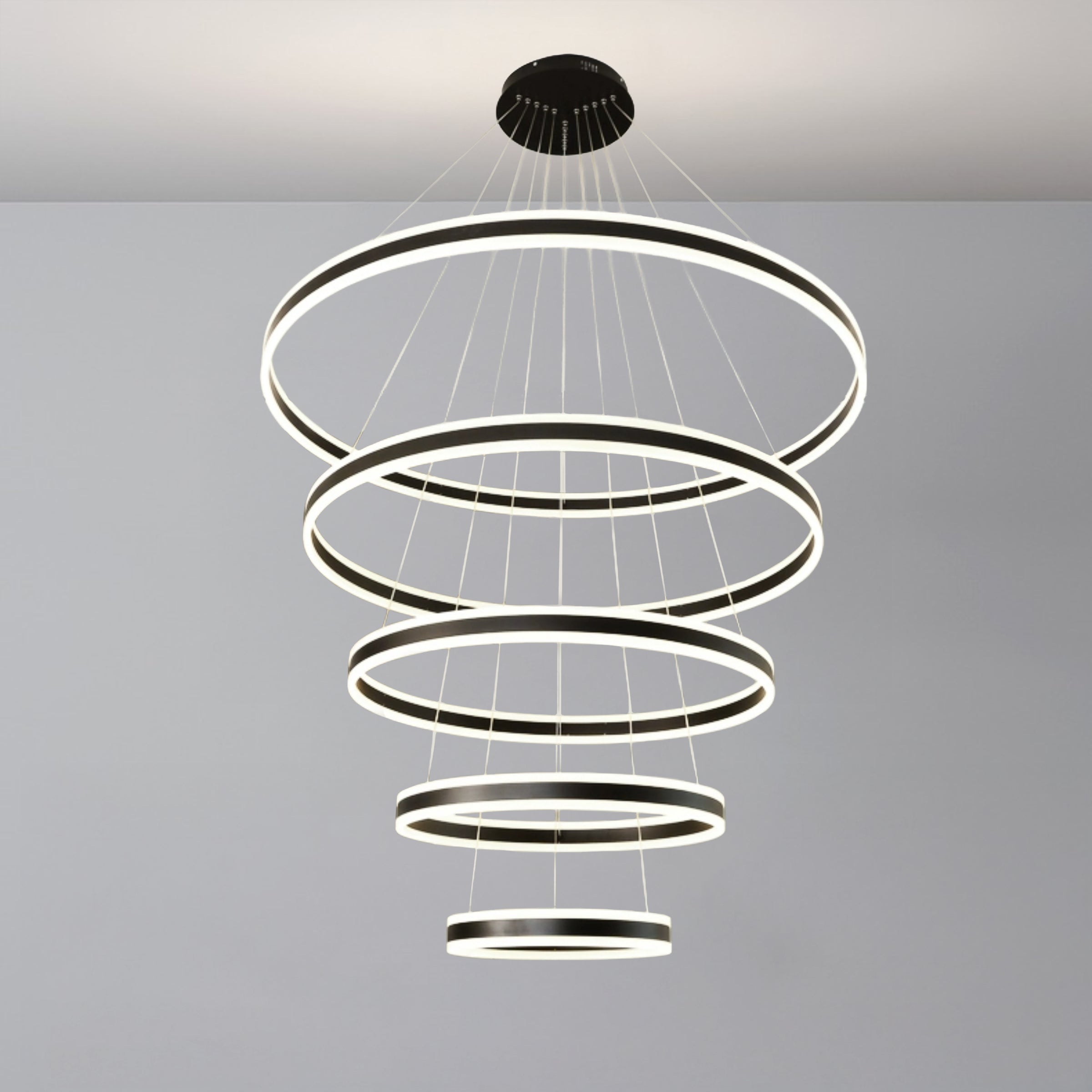 WOMO Tiered Circular Led Chandelier-WM3052