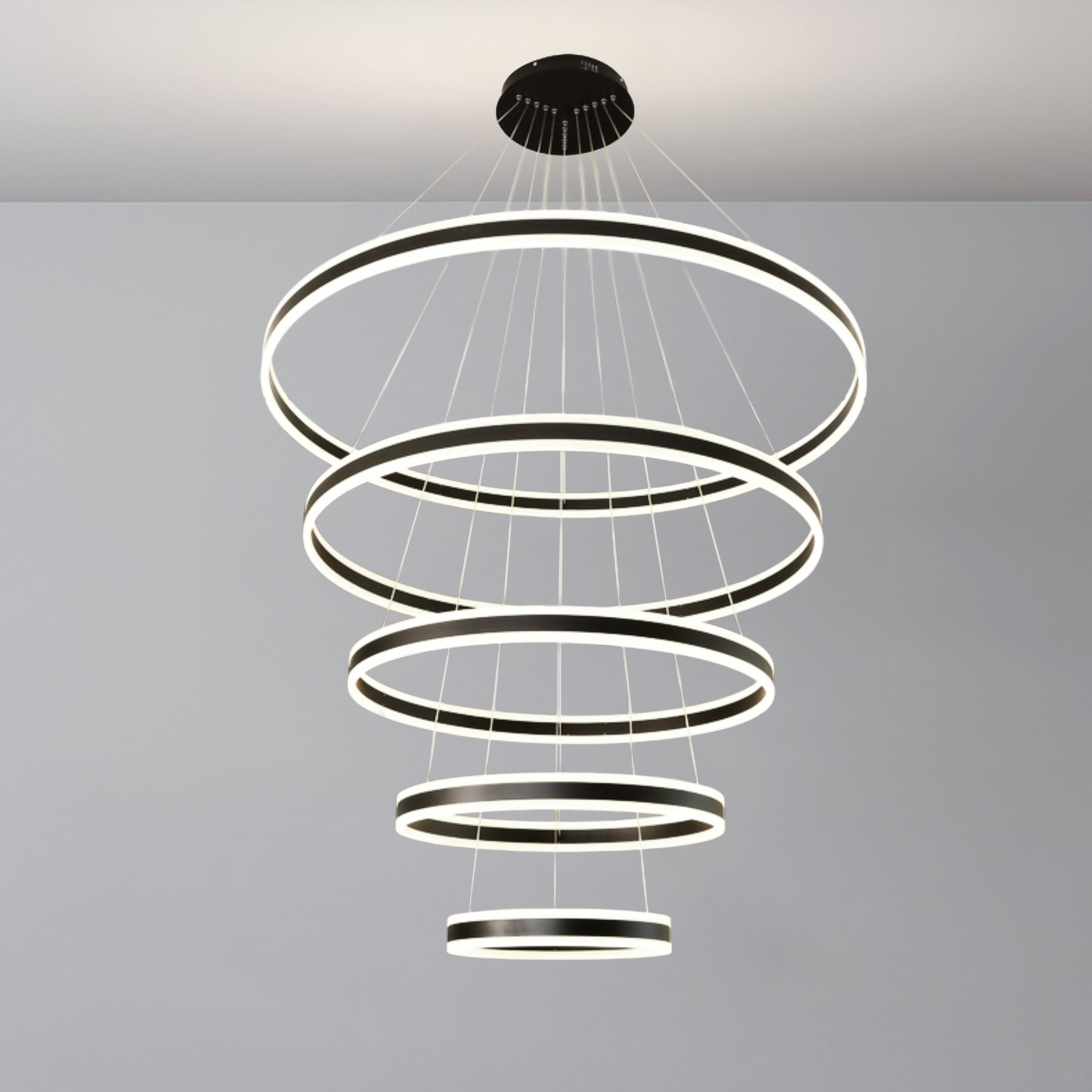WOMO Tiered Circular Led Chandelier-WM3052