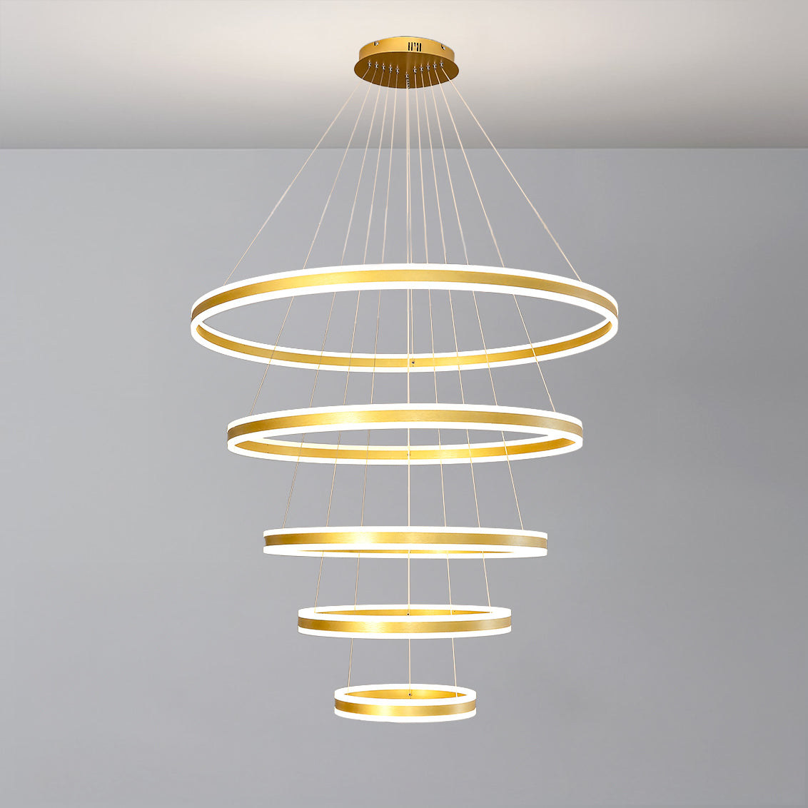 WOMO Tiered Circular Led Chandelier-WM3052