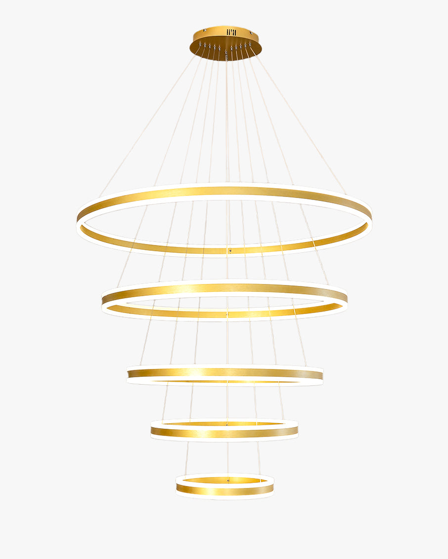 WOMO Tiered Circular Led Chandelier-WM3052