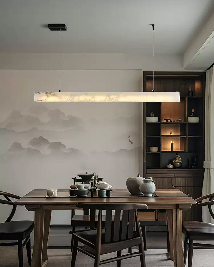WOMO Linear Alabaster Led Chandelier-WM3055