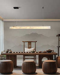 WOMO Linear Alabaster Led Chandelier-WM3055