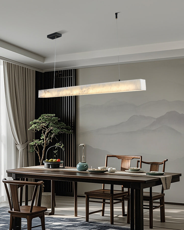 WOMO Linear Alabaster Led Chandelier-WM3055