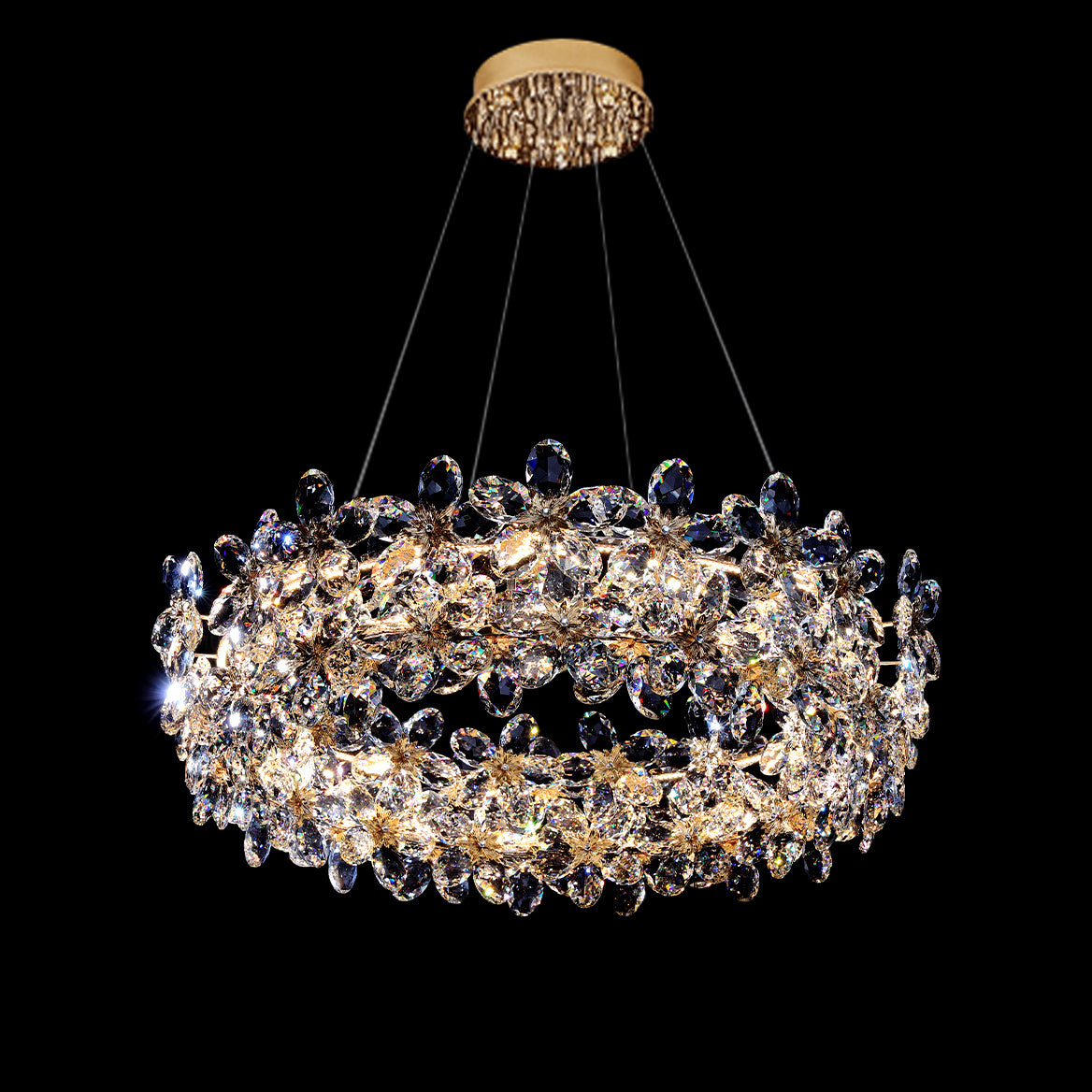 WOMO Crystal Flower Chandelier-WM3057