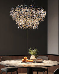 WOMO Crystal Flower Chandelier-WM3057