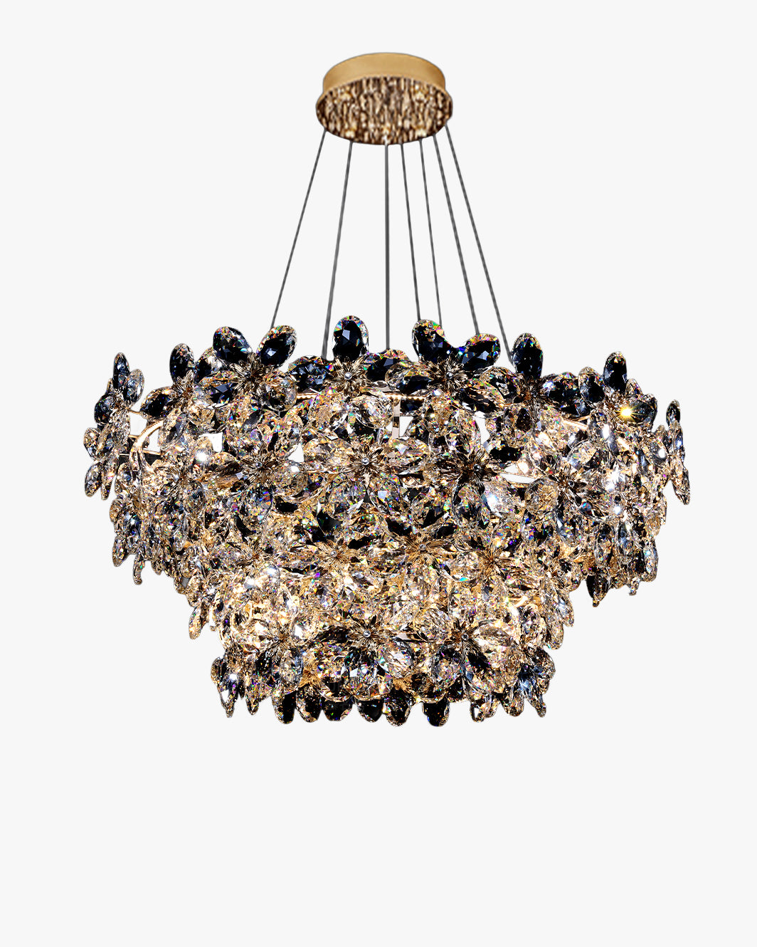 WOMO Crystal Flower Chandelier-WM3057