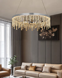 WOMO Crystal Drop Chandelier-WM3058
