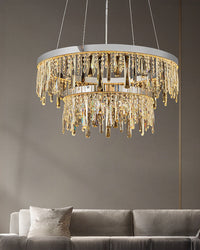 WOMO Crystal Drop Chandelier-WM3058