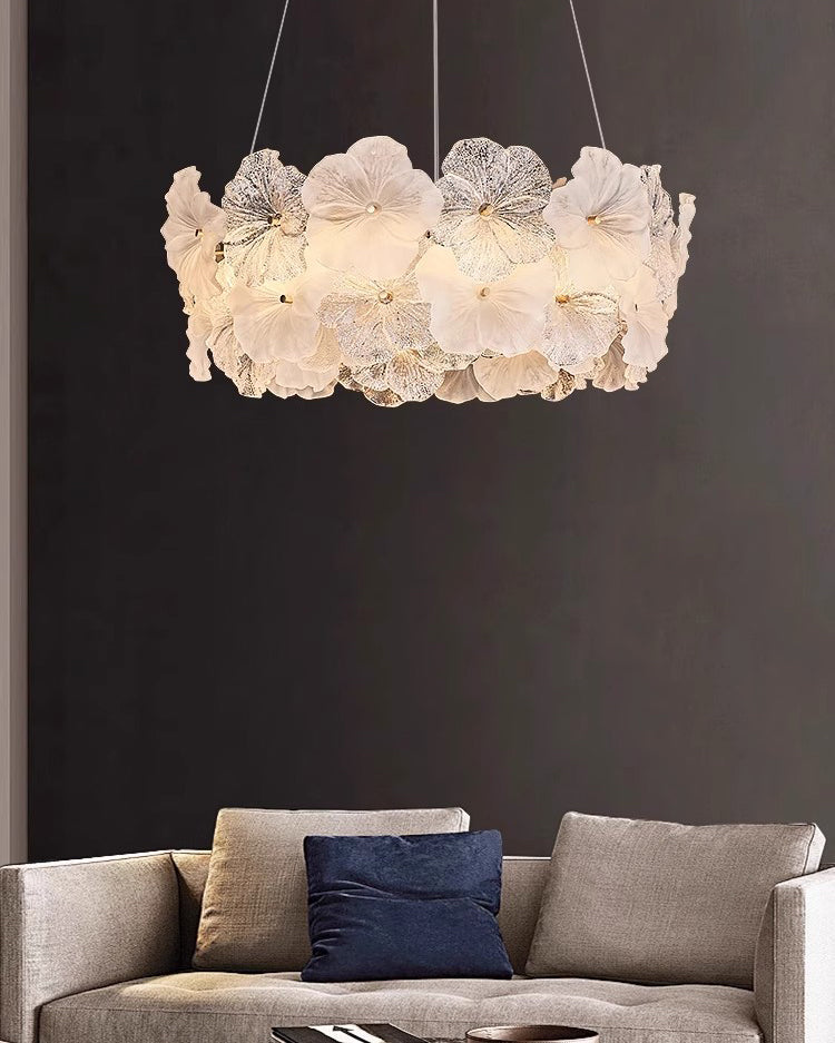 WOMO Glass Flower Chandelier-WM3059