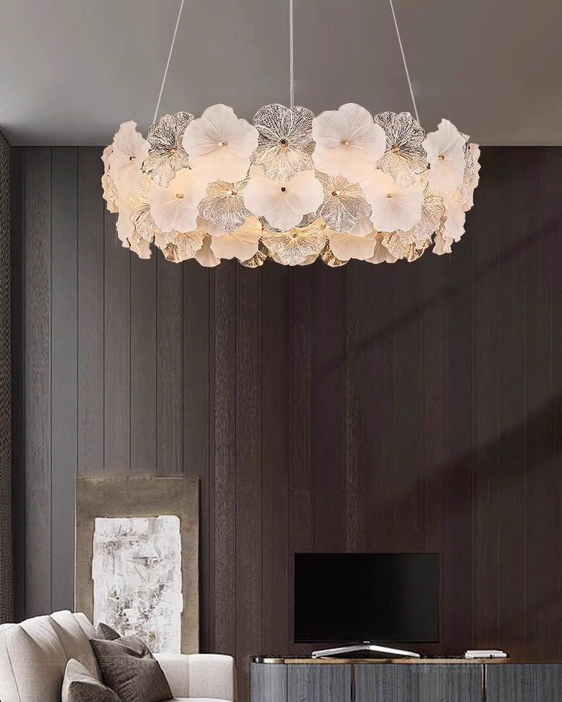 WOMO Glass Flower Chandelier-WM3059