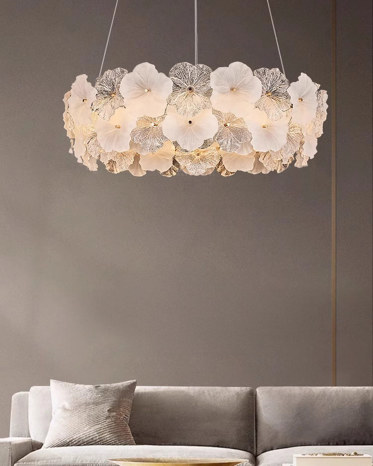 WOMO Glass Flower Chandelier-WM3059